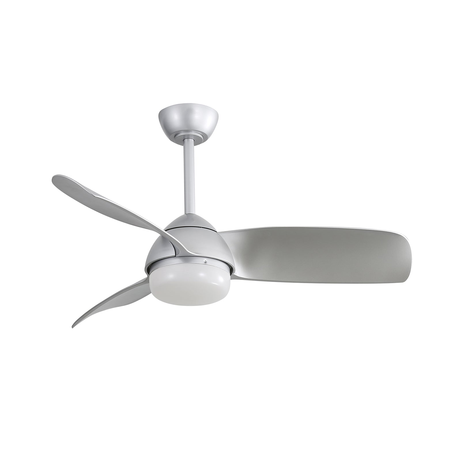 42″ Ceiling Fan With Light Modern Style Black