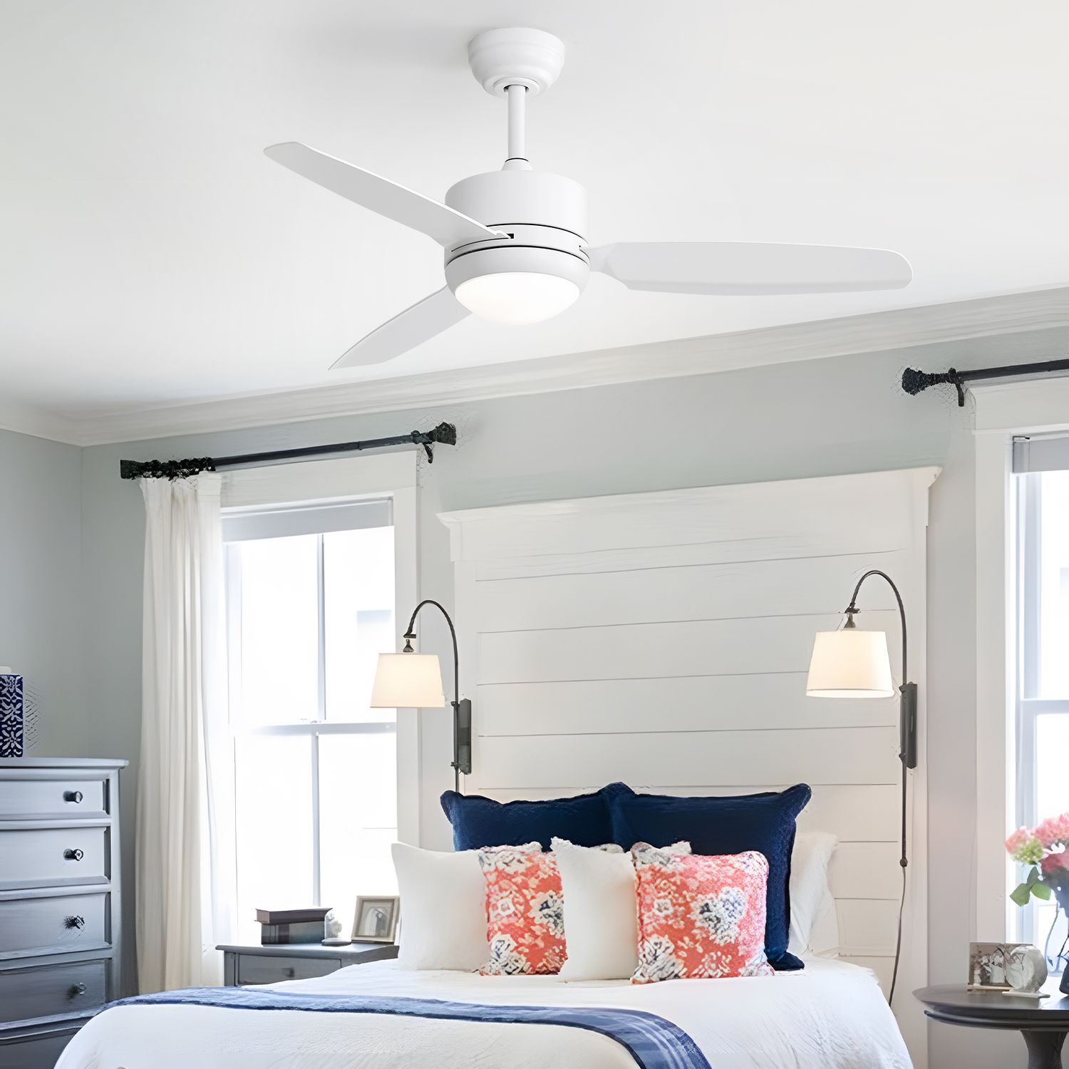 46'' Ceiling Fan with LED Lights