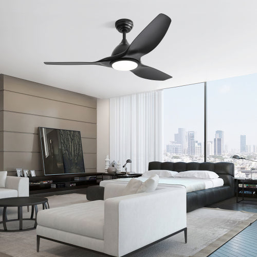 52 Inch Modern Ceiling Fan with Light